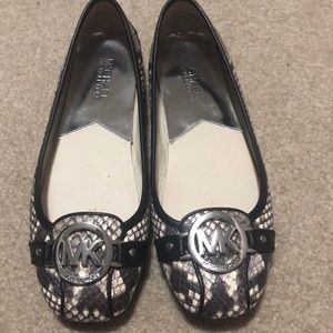 Michael Kors snakeskin flats